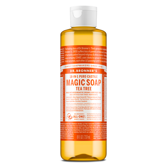 PURE-CASTILE LIQUID SOAP Tea Tree [8 oz]