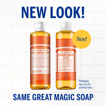 PURE-CASTILE LIQUID SOAP Tea Tree [8 oz]