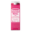PURE-CASTILE LIQUID SOAP Refill Rose [32 oz]