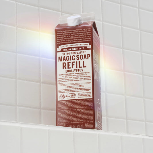 PURE-CASTILE LIQUID SOAP Refill Eucalyptus [32 oz]