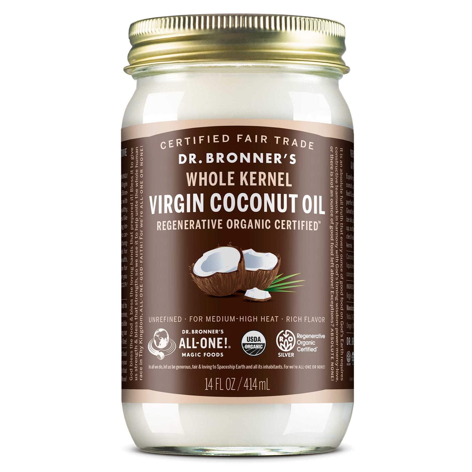 Dr. Bronner's Organic Coconut Oil