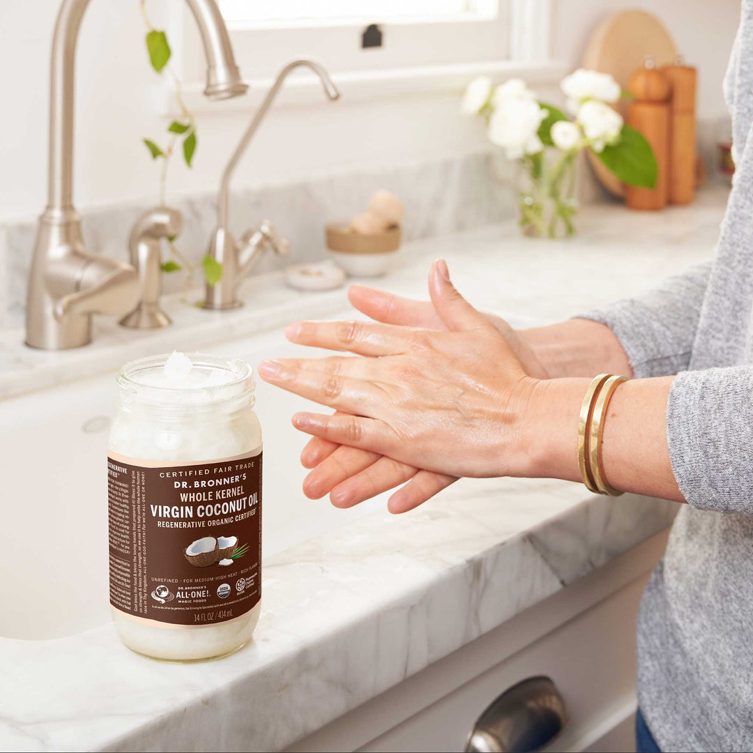Organic Whole Kernel Virgin Coconut Oil | Dr. Bronner's Organic Whole Kernel Virgin Coconut Oil | Dr. Bronner's