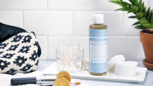Using Dr. Bronner’s for Natural Makeup Removal, Makeup Brush Cleaning & More