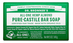 PURE-CASTILE BAR SOAP Almond