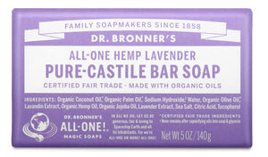  Dr. Bronner's - Pure-Castile Bar Soap (Peppermint, 5