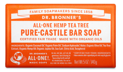 Tea Tree Pure-Castile Bar Soap - tea-tree-pure-castile-bar-soap