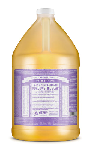 1 gallon PURE-CASTILE LIQUID SOAP Lavender
