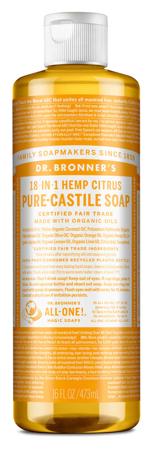 PURE-CASTILE LIQUID SOAP Citrus