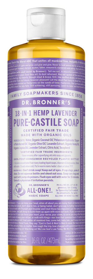 Buy Lavender Castile Soap - Liquid Wash for Face, Body, Home