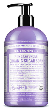 12 oz ORGANIC SUGAR SOAPS Lavender