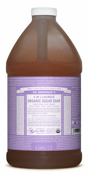 1 gallon ORGANIC SUGAR SOAPS Lavender